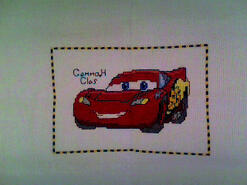 Cross stitch square for Junior W's quilt