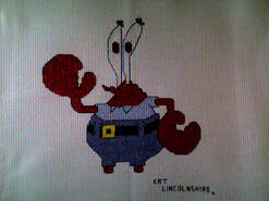 Cross stitch square for Matthew E's quilt