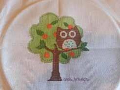 Cross stitch square for Daisy L's quilt