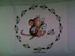 Cross stitch square for Daisy L's quilt