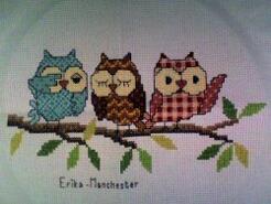 Cross stitch square for Daisy L's quilt