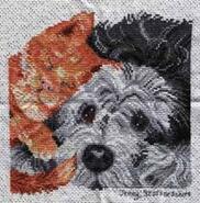 Cross stitch square for Emily Jo's quilt