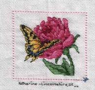 Cross stitch square for Lauryn A's quilt