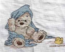 Cross stitch square for Noel T's quilt