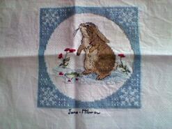 Cross stitch square for Evie P's quilt