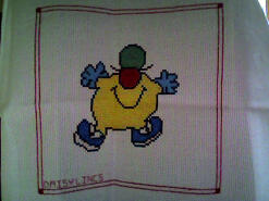 Cross stitch square for Kyle S's quilt