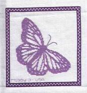 Cross stitch square for Lilia Rania's quilt
