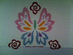 Cross stitch square for Chelsea L's quilt