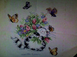 Cross stitch square for Chelsea L's quilt