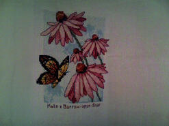 Cross stitch square for Chelsea L's quilt