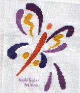 Cross stitch square for Abigail K's quilt