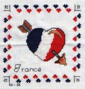 Cross stitch square for Oliver R's quilt