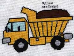 Cross stitch square for William M's quilt