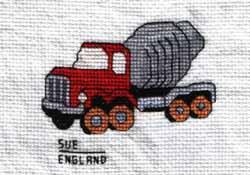 Cross stitch square for William M's quilt