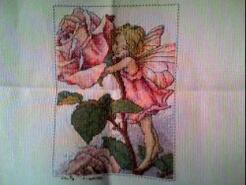 Cross stitch square for Sarah B's quilt