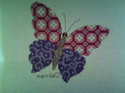 Cross stitch square for Alliza-Lily's quilt