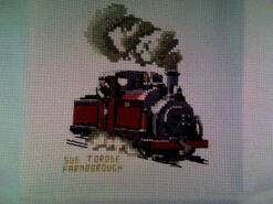 Cross stitch square for Max L's quilt