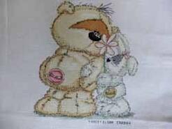 Cross stitch square for Archie J's quilt
