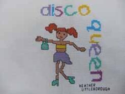 Cross stitch square for Emma C's quilt