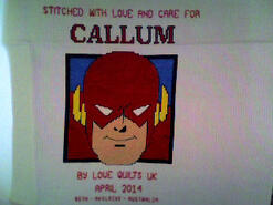 Cross stitch square for Callum W 2's quilt