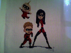Cross stitch square for Callum W 2's quilt