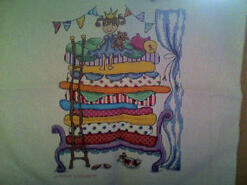 Cross stitch square for Ellie M's quilt