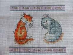 Cross stitch square for Georgia C's quilt