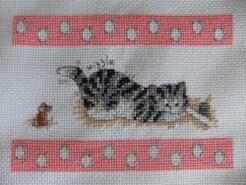 Cross stitch square for Erin's quilt