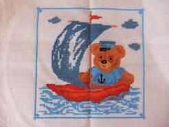 Cross stitch square for Charlie H's quilt
