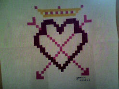 Cross stitch square for Tanesha's quilt
