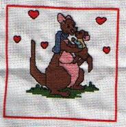 Cross stitch square for Misc Archive's quilt