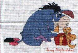 Cross stitch square for Miley I's quilt