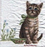 Cross stitch square for Georgia C's quilt