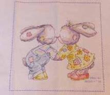 Cross stitch square for Ceili Ann's quilt