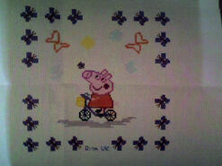 Cross stitch square for Danielle P's quilt
