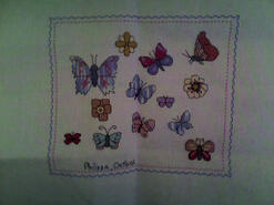 Cross stitch square for Danielle P's quilt