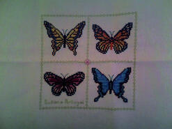Cross stitch square for Danielle P's quilt