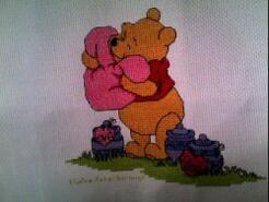 Cross stitch square for Miley I's quilt