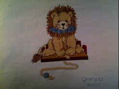 Cross stitch square for Charlie H's quilt