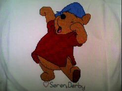 Cross stitch square for Miley I's quilt