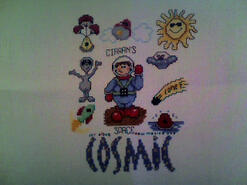 Cross stitch square for Ciaran M's quilt