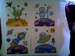 Cross stitch square for Ciaran M's quilt