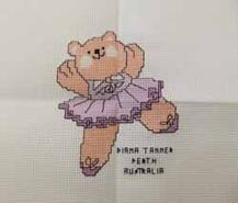 Cross stitch square for Kelli G 's quilt