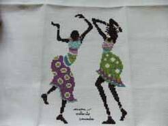 Cross stitch square for Kelli G 's quilt
