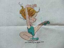 Cross stitch square for Kelli G 's quilt