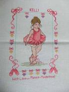 Cross stitch square for Kelli G 's quilt