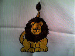 Cross stitch square for Alfie A's quilt