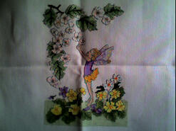 Cross stitch square for Isla S's quilt