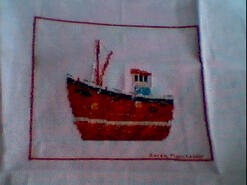 Cross stitch square for Aidan S's quilt