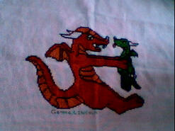 Cross stitch square for George J's quilt